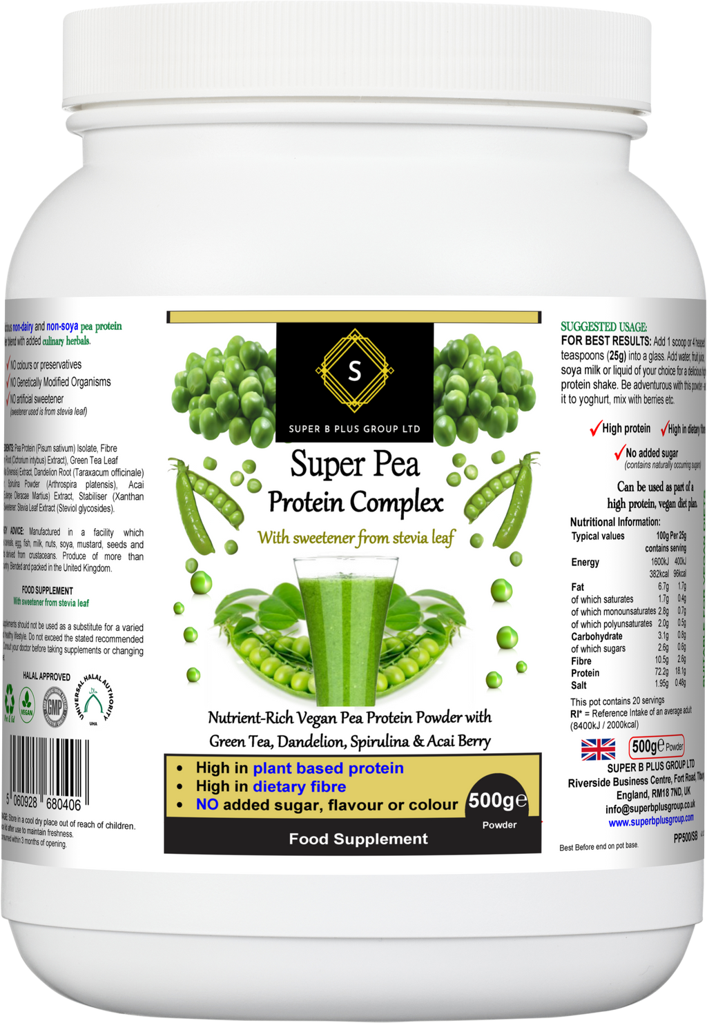 Super Pea Protein Complex