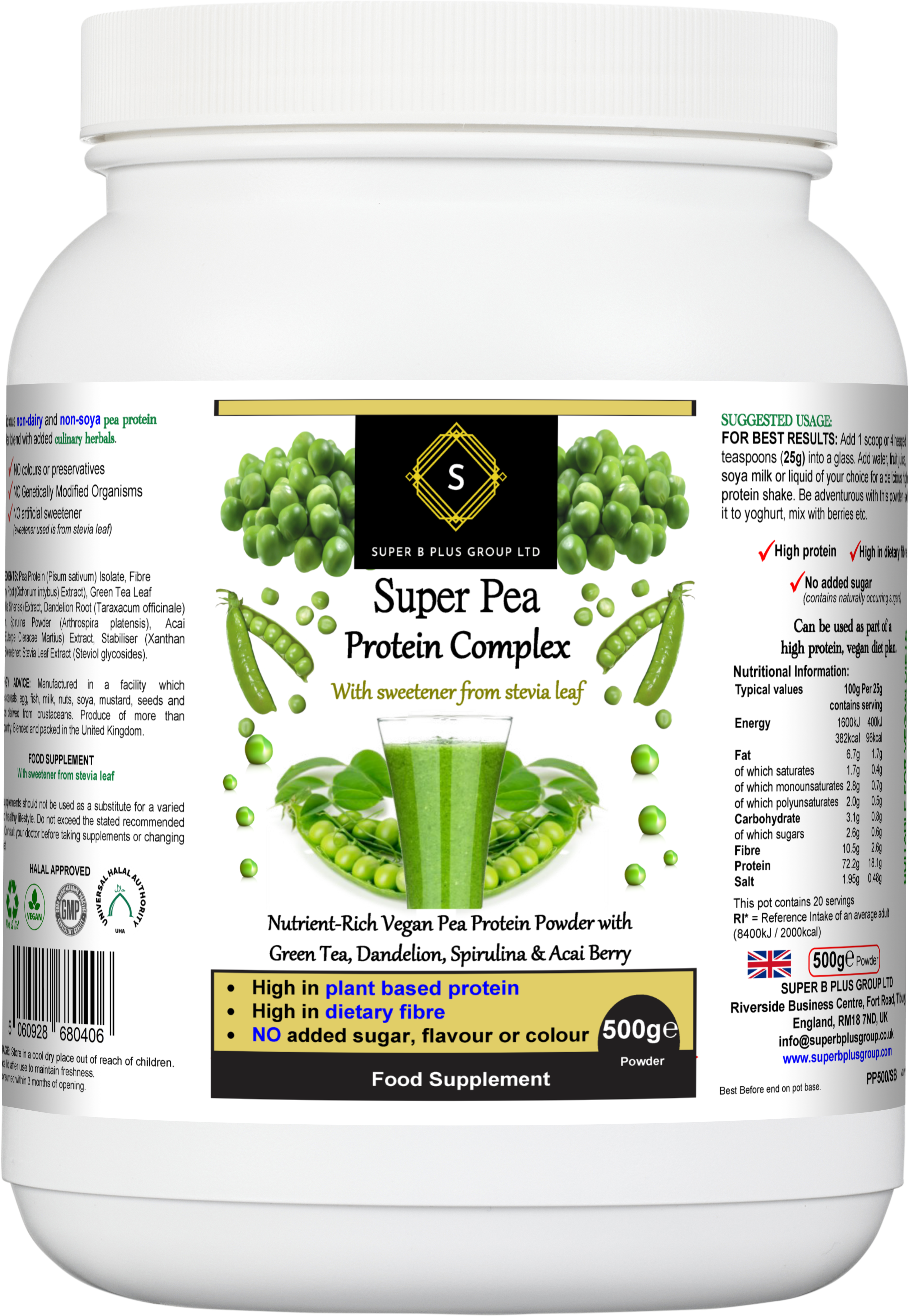 Super Pea Protein Complex
