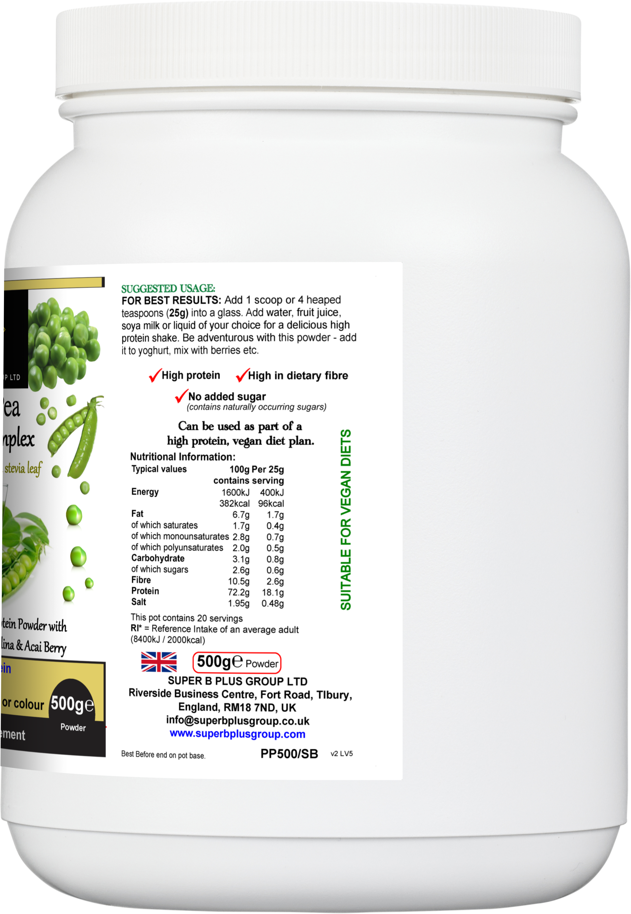 Super Pea Protein Complex