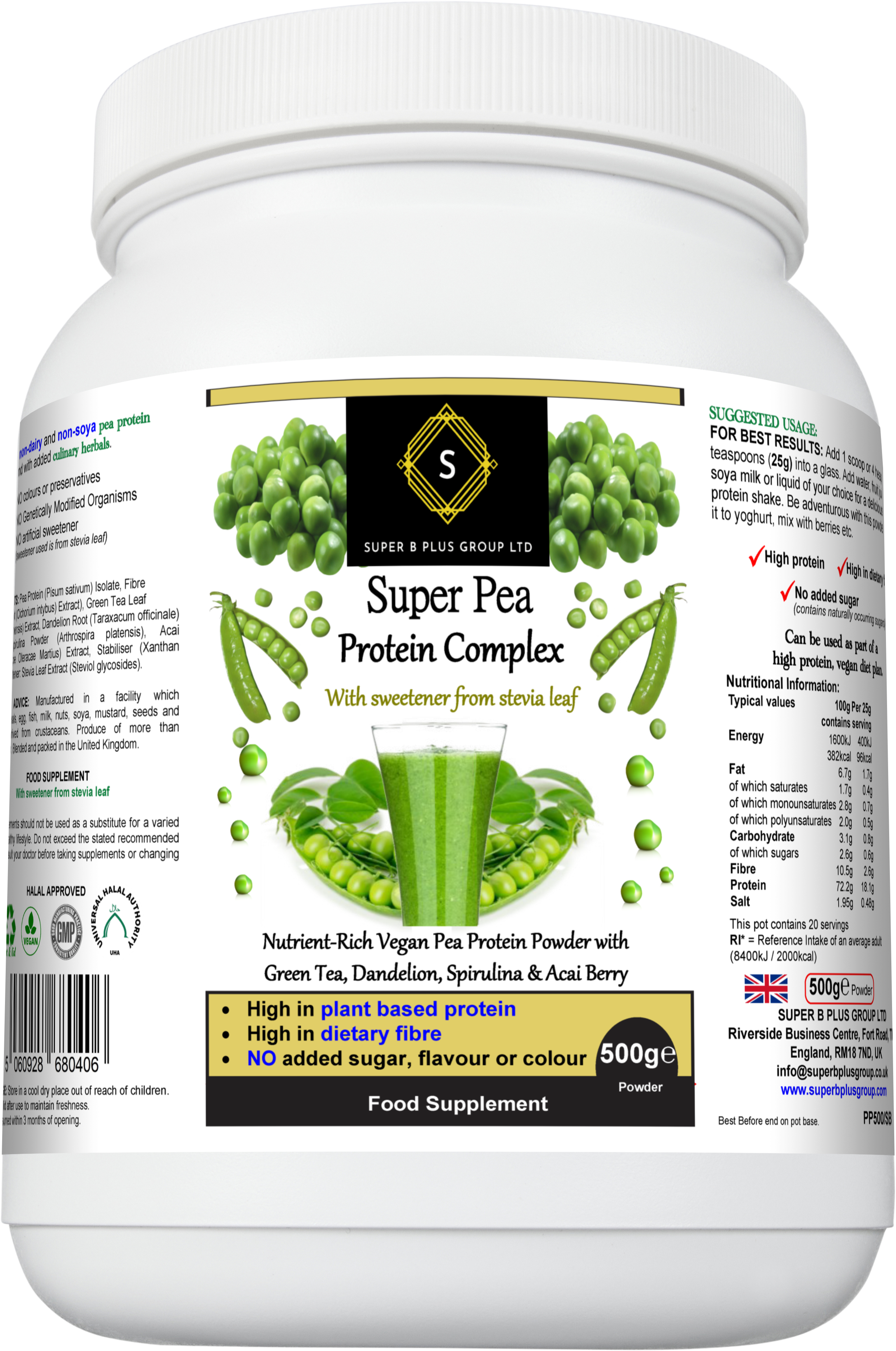 Super Pea Protein Complex