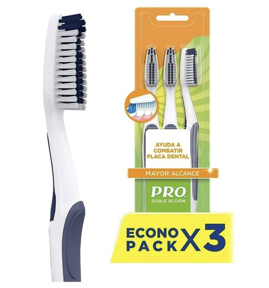 Cepillos de dientes Pro 3 pzas