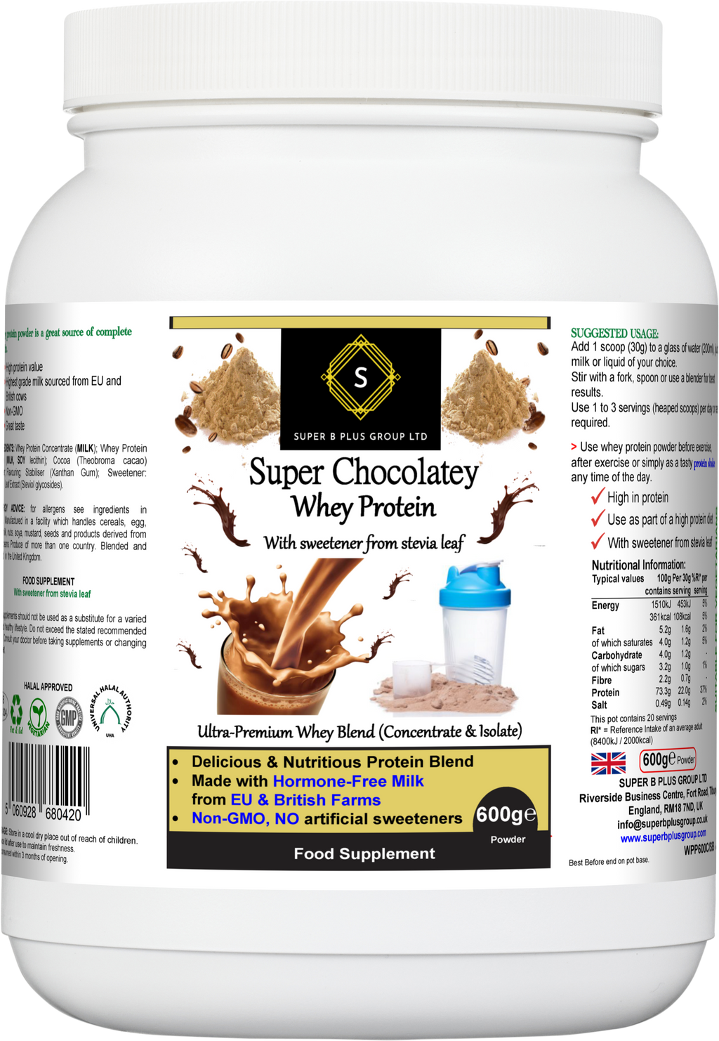 Proteina Super Chocolate Whey