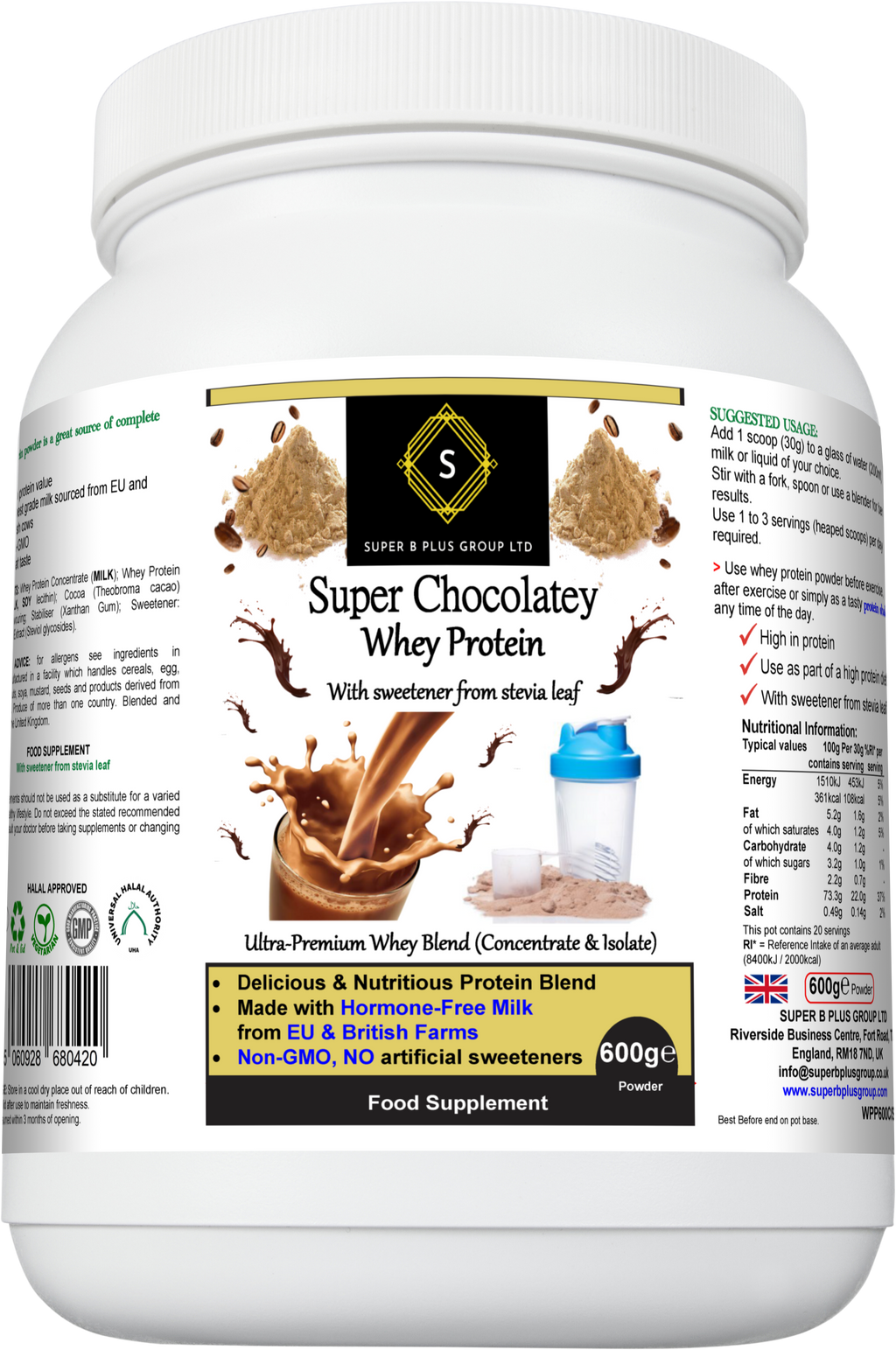 Proteina Super Chocolate Whey