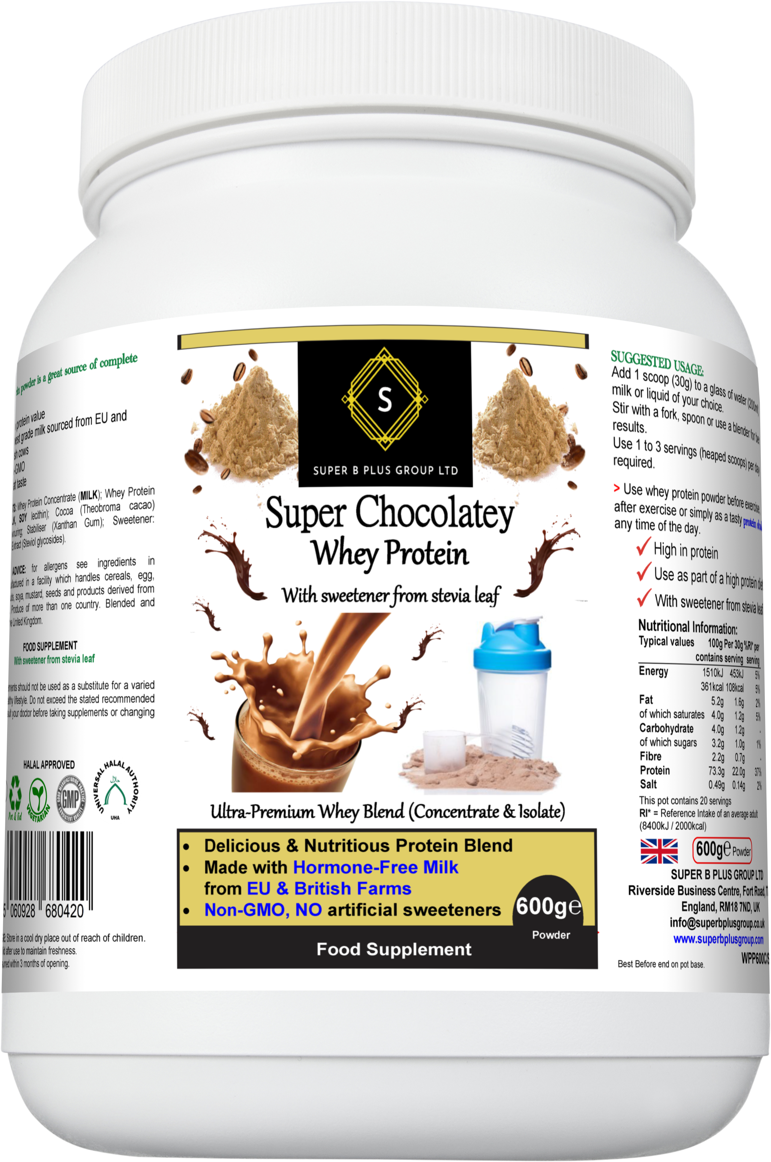 Proteina Super Chocolate Whey
